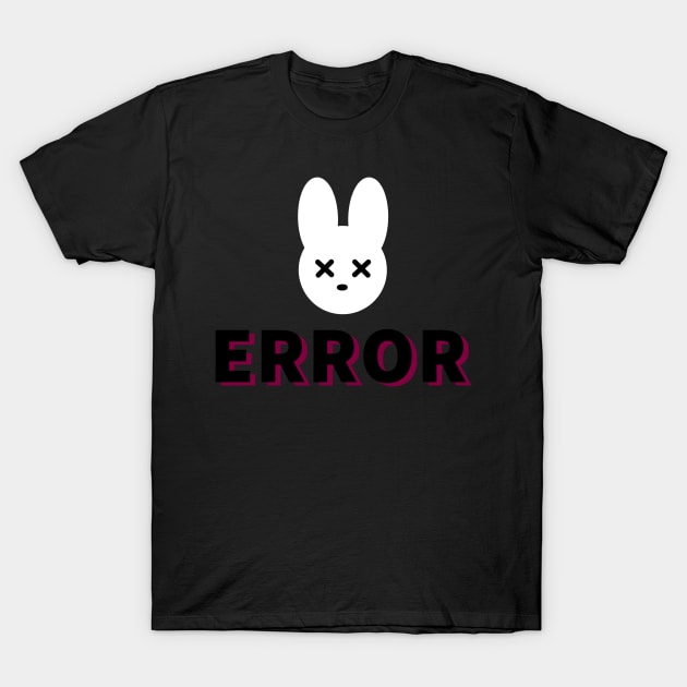 Corrupted Bunny T-Shirt by sarahghost416